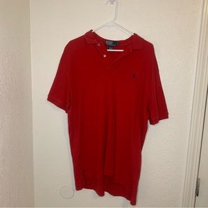 Polo Ralph Lauren Men’s Shirt Short Sleeve Red Size L